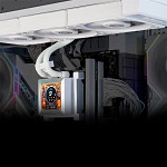Water Cooler Lian Li Hydroshift LCD, 360mm, Com Display, Intel/AMD, Branco, HSLCD36SW