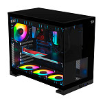 Gabinete Gamer Redragon Eternal, Mid Tower, ARGB, ATX, Lateral em Vidro, Preto - CA-612B