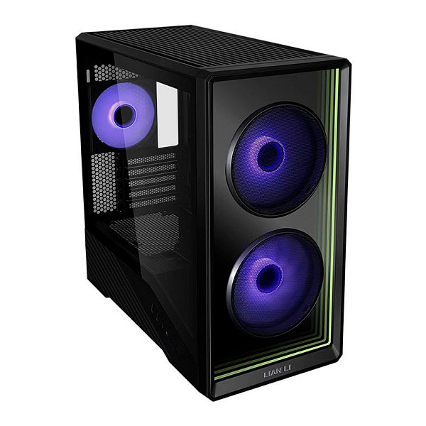 Gabinete Gamer Lian Li Vector V150 Infinity, Mini-Tower, Lateral de Vidro, Com 3 Fans, Preto, V150INFX