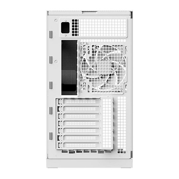 Gabinete Gamer Geometric Future Model 5, Mid-Tower, Lateral de Vidro, Com 5 Fans, Branco, GEO-M5F-W