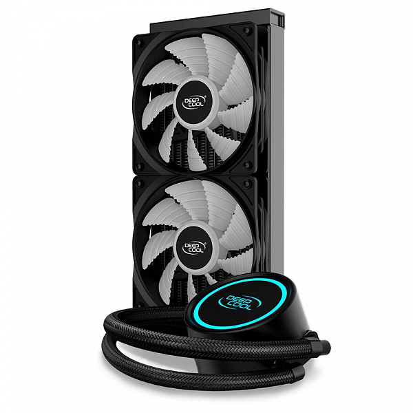 Water Cooler DeepCool Gammaxx L240T, LED Blue 240mm, Intel-AMD, DP-H12RF-GL240TB