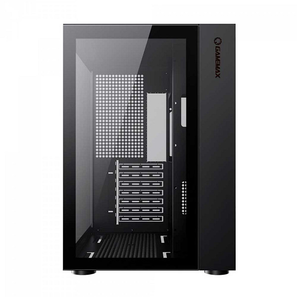 Gabinete Gamer Gamemax Lucent Black, Mid Tower, ATX, Vidro Temperado, Preto, Sem Fans
