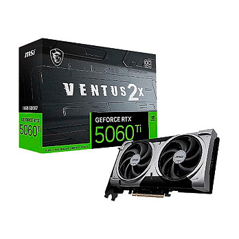 Placa de Video MSI GeForce RTX 5060 TI Ventus 2X OC Plus 16GB GDDR7 128 bits - 912-V535-027