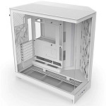 Gabinete Gamer NZXT H9 Flow, Mid Tower, Vidro Temperado, ATX, Sem Fonte, Com 4 Fans, Branco, CM-H92FW-01