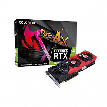 Placa de Vídeo Colorful GeForce RTX 3060 Ti NB DUO LHR-V 8GB 256 Bits