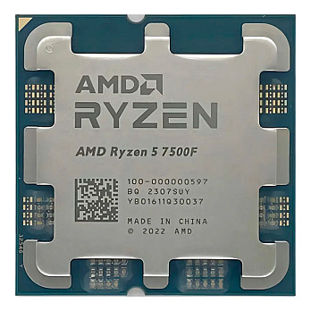 Processador Gamer Amd Ryzen 5 7500F Am5 3.7ghz Six Core 6 Núcleos - 100-000000597 Tray