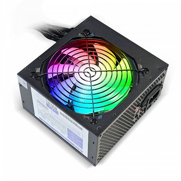 Fonte Duex DX 600FSE RGB Series, 600W, Bivolt, Black