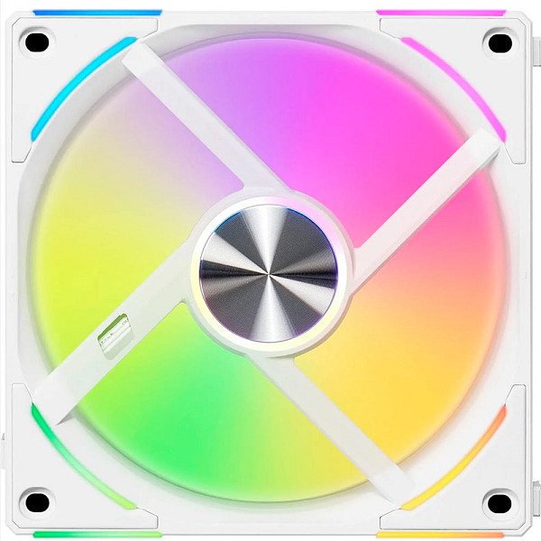 Cooler Para Gabinete Lian Li Uni Fan AL120 V2, RGB, 120mm, White, AL120V2-1W