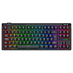 Teclado Magnético Gamer Redragon Otiim, TKL, RGB, 8000Hz, Rapid Trigger, Roda de Volume, Preto - K729RGB-M