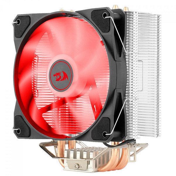 Air Cooler Redragon Tyr, LED Vermelho, AMD/Intel, 120mm, Preto - CC-9104R