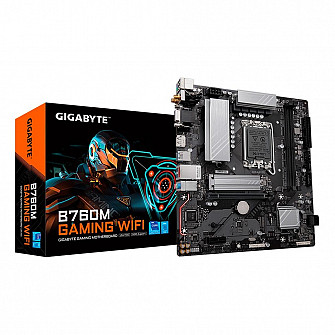 Placa Mãe Gigabyte B760M Gaming WIFI, Intel LGA 1700 MATX, DDR5, AC WiFi - B760M GAMING WIFI