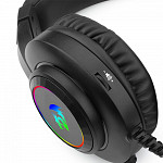 Headset Gamer Redragon Hylas, 3.5mm + USB, Múltiplas Plataformas, RGB, Black, H260RGB