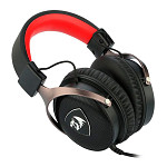 Headset Gamer Redragon Icon, 7.1, Driver 50mm, USB e P3, Para PC, Preto - H520