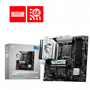 Placa Mãe MSI B760M Gaming Plus, Intel LGA 1700, M-ATX, DDR5, Wi-Fi - B760M GAMING PLUS WIFI