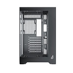Gabinete Gamer VINGAR Misterium Mid Tower S/Fan, Vidro Temperado, USB-C, Suporte ATX, Preto