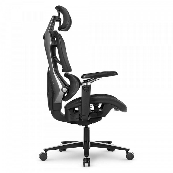 Cadeira Gamer DT3 Sports Chrono, Até 130Kg, Reclinável, Braço 5D, Cilindro Classe 4, Cinza - 13991-3