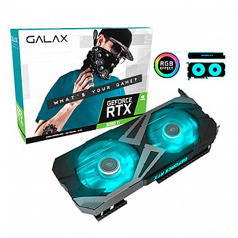 Placa de Video Galax GeForce RTX 3060 Ti EX (1-Click OC) 8GB GDDR6 256-bit DP*3/HDMI - 361SL6MD1WGG