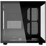 Gabinete Gamer Kalkan Midgard, Mid Tower, Vidro Temperado, mATX, Sem Fonte, Sem Fans, Preto, KLK00039