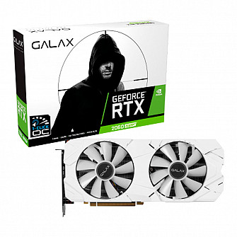 Placa de Vídeo Galax GeForce RTX 2060 Super EX White (1-Click OC) 8GB GDDR6 256 bits - 26ISL6MPX6EW