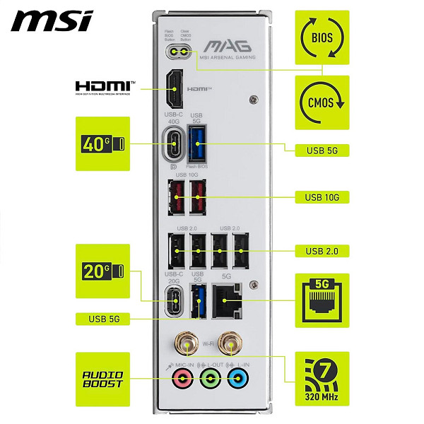 Placa-Mãe MSI X870E Gaming Plus Max WIFI DDR5 AMD X870E AM5 911-7E70-024