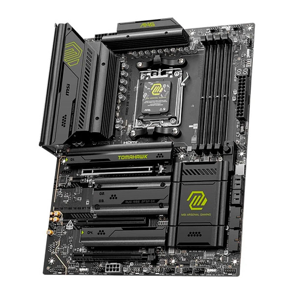 Placa Mãe MSI MAG X870E TOMAHAWK WIFI, AMD, Socket AM5, ATX, DDR5 UDIMM, Wi-Fi 7, Preto - X870ETOMAHAWKWIFI