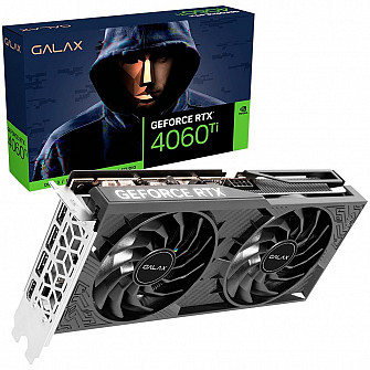 Placa de Vídeo RTX 4060 Ti Click OC Galax NVIDIA GeForce, 8 GB GDDR6, DLSS, Ray Tracing - 46ISL8MD8COC