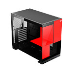 Gabinete Gamer Redragon Eternal P&V, Mid Tower, ARGB, ATX, Lateral em Vidro, Sem Fans, Preto e Vermelho - CA-612BR