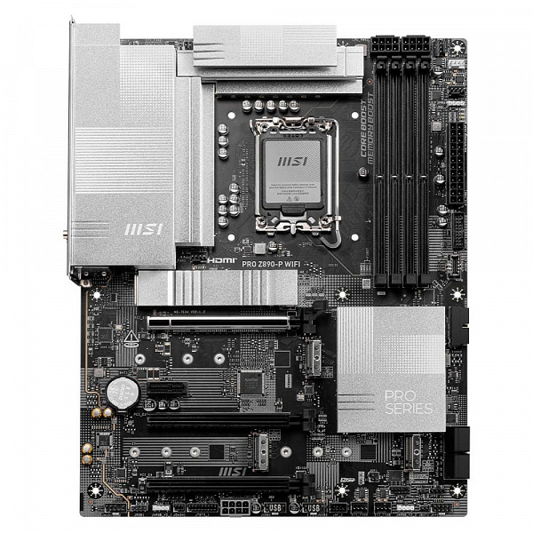 Placa Mãe MSI PRO Z890-P WIFI, Chipset Z890, Intel LGA 1851, ATX, DDR5