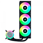 Water Cooler Lian Li x Redragon Galahad II lite 360, 360mm, ARGB, Intel-AMD, Black, Compatível Com LGA 1851, GA2L36RB-RD BLACK