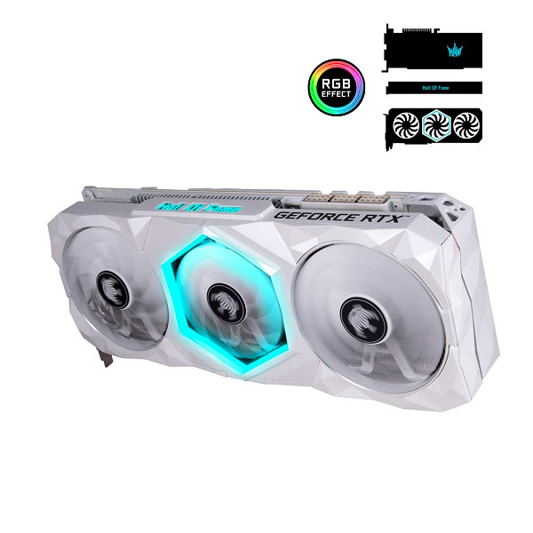 Placa de Video Galax GeForce RTX 3080 HOF 10GB GDDR6X 320-bit DP*3/HDMI 38NWM3MD3BJJ LHR
