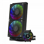 Water Cooler Gamdias Chione P3-240U, ARGB, 240mm, Display LCD, Intel-AMD