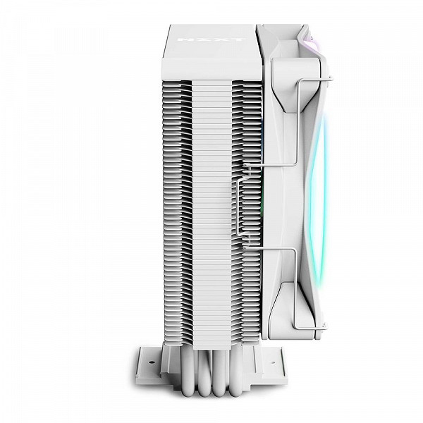 Cooler para Processador NZXT T120, 120mm, RGB, Branco - RC-TR120-W1