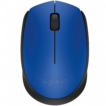 Mouse Logitech M170 Sem Fio Azul e Preto - 910-004800