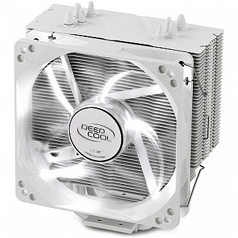 Cooler para Processador DeepCool Intel/AMD GAMMAXX 400 Silente 120mm PWM Fan With White Led Light - DP-MCH4-GMX400WH