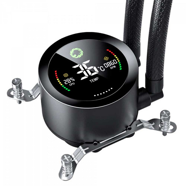 Water Cooler Gamemax IceBurg 360N2 Digital BK, ARGB, 360mm, Intel-AMD, Preto