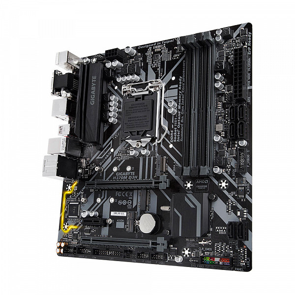 Placa-Mãe Gigabyte p Intel mATX LGA 1151 H370M D3H DDR4