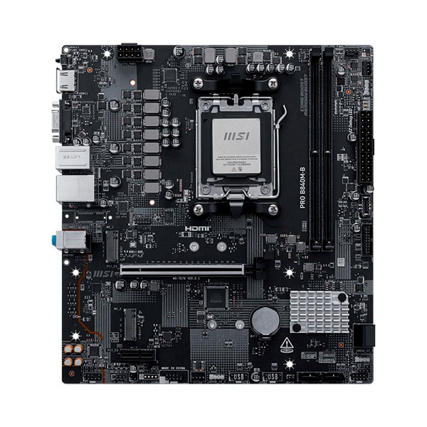 Placa Mae MSI Pro B840M-B, DDR5, Socket AMD AM5, M-ATX, Chipset AMD B840, PRO-B840M-B