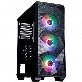 Gabinete Gamer Redragon Grindor, Mid Tower, Lateral em Vidro - GC-510