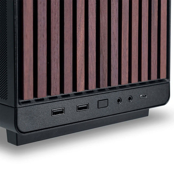 Gabinete Gamer Lian Li A3-mATX, Mini Tower, Micro-ATX, Lateral em Vidro Temperado, Preto - A3-MATX-WD PRETO