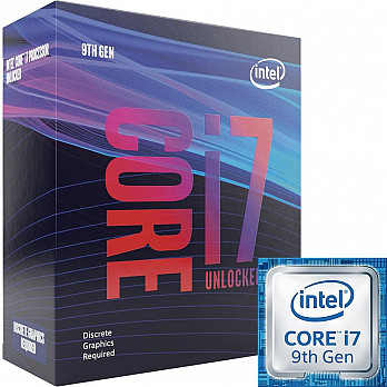 Processador Intel Core i7-9700KF Coffee Lake Refresh, Cache 12MB, 3.6GHz (4.9GHz Max Turbo), LGA 1151, Sem Vídeo - BX80684I79700KF