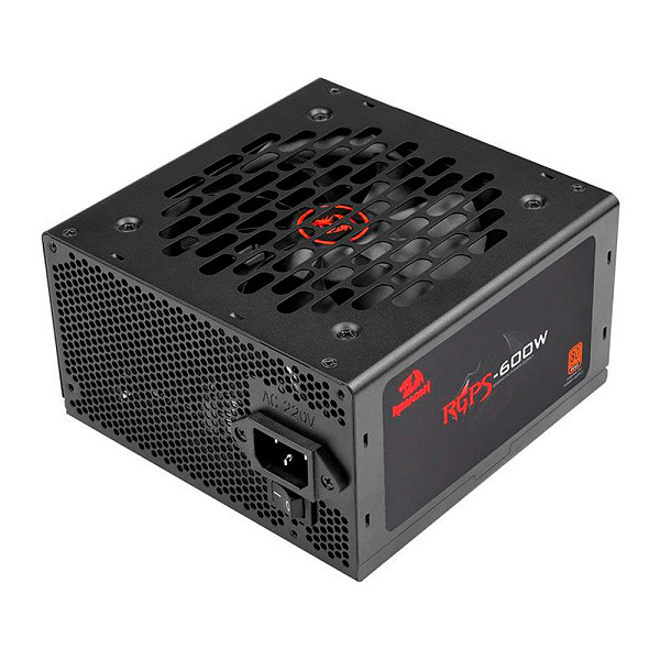 Fonte Redragon RGPS, 600W, 80 Plus Bronze, Preto, GC-PS024