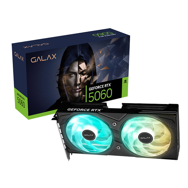 Placa de Video GALAX GeForce RTX 5060 EX 8GB GDDR7 128-bit - 56NSN8MDDAEX