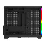 Gabinete Gamer Redragon Wideload Mini Lite RGB, Mini Tower, M-ATX, Sem Fans, Preto - CA-611B