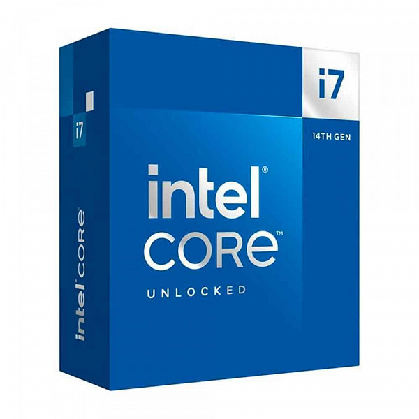 Processador Intel Core i7 14700F, 3.4 GHz (5.4GHz Turbo), 14ª Geração, 20-Cores 28-Threads, LGA 1700, BX8071514700F