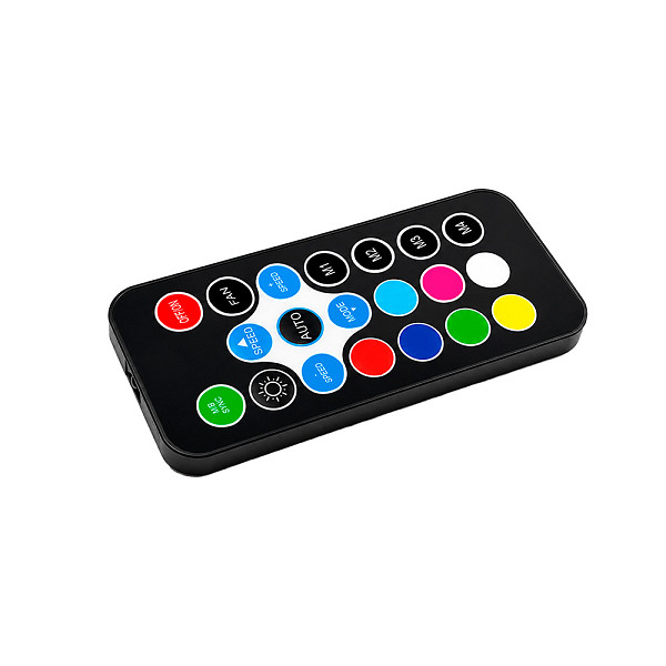 Kit com 3 Ventoinhas Vingar ARGB 120mm c/ Controle Remoto + Controladora, Espelho Infinito, Branco Transparente - VT-VG-SX_F317