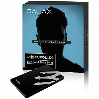 SSD Galax 2.5 120GB GAMER SATA III Leituras 520MBs Gravações 500 MBs