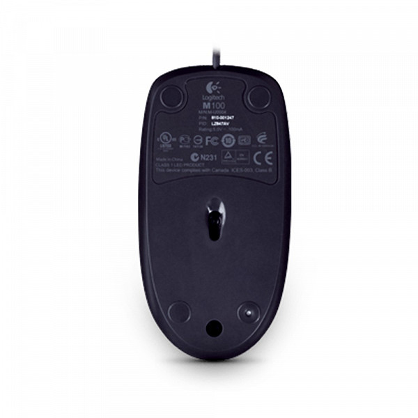 Mouse Logitech M100 Preto 1000DPI