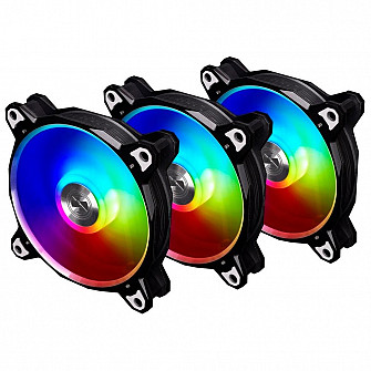 Cooler Fan Lian Li Bora Digital, 3 Unidades, 120mm, RGB, Preto