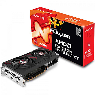 Placa de Vídeo SAPPHIRE RX 9060 XT PULSE AMD Radeon, 8GB, GDDR6, 20 Gbps, FidelityFX, RDNA 4 - 11350-04-20G