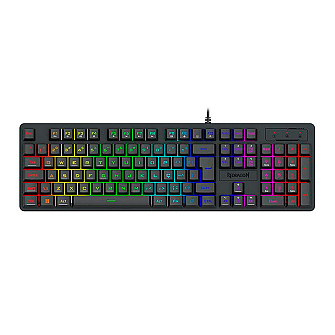Teclado Gamer Redragon Netherbane, RGB, ABNT2, Preto, K521-RGB